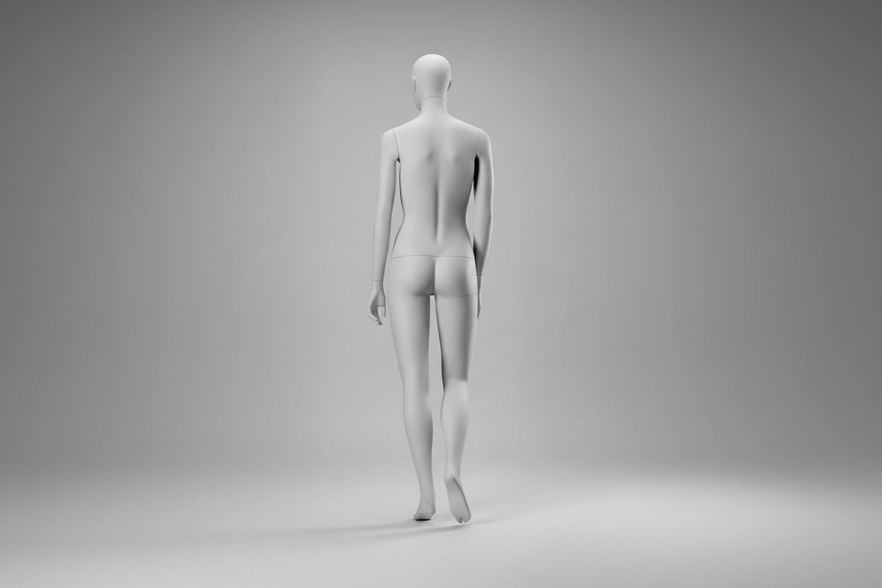 Female Walker Mannequin - Anthracite Grey (7016)