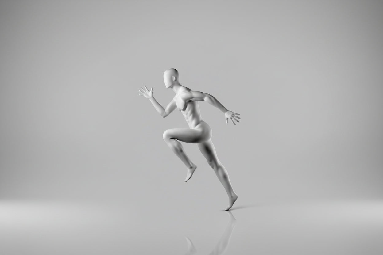Male Sprint Start Sports Mannequin