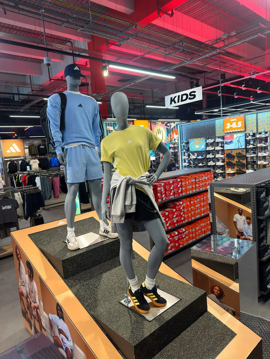 Leaning Retail Display Figure