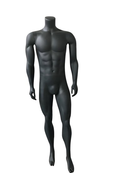 Headless Male Lifestyle Mannequin - Dark Grey (7043)