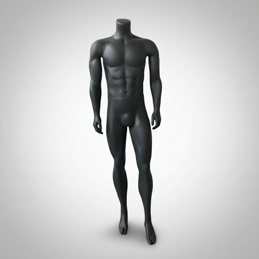 Headless Male Lifestyle Mannequin - Dark Grey (7043)