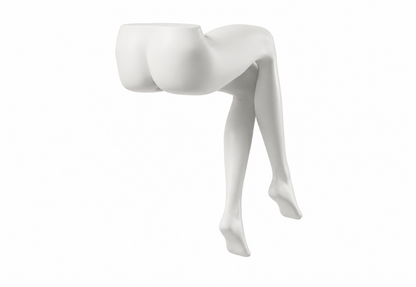 Female Crossed Legs Mannequin - White