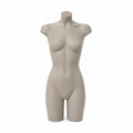 Defined Female Torso Mannequin - Brown