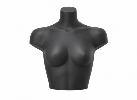 Female Bra Bust Mannequin - Dark Grey (7043)