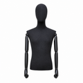 Male Black Fabric Torso