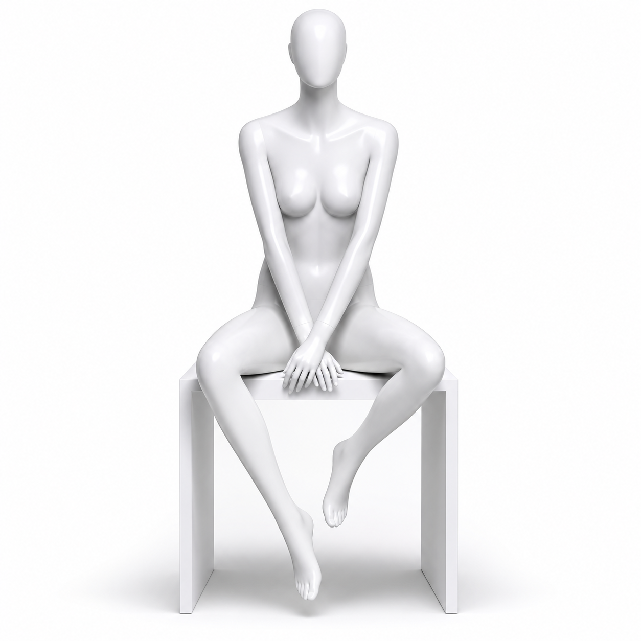 Female Mannequin Sitter Pose