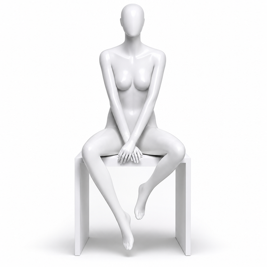 Female Mannequin Sitter Pose