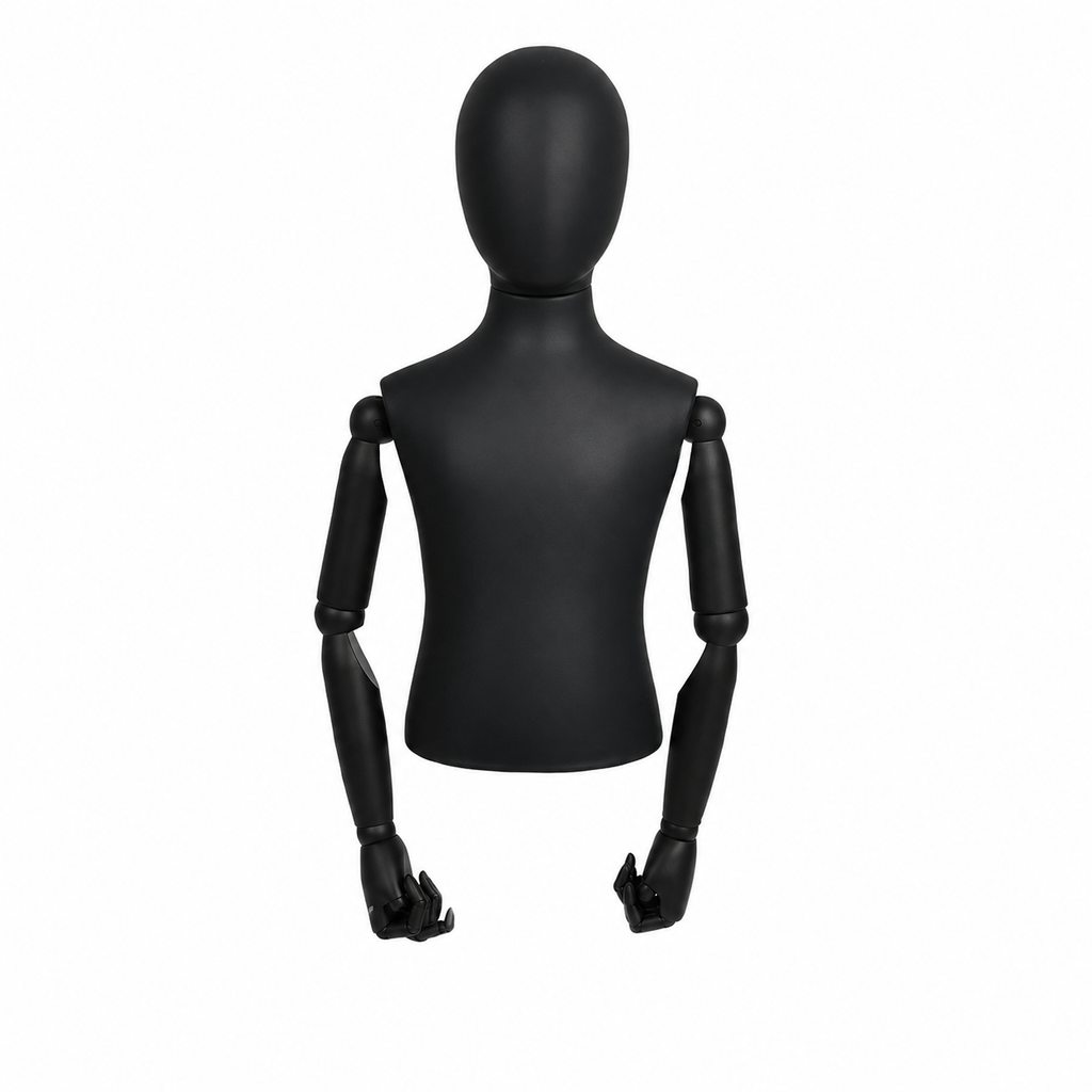 Junior Torso 8 Year Old Black Articulated Arms