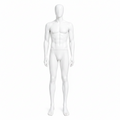Male Hands by Side Full Body Mannequin - White