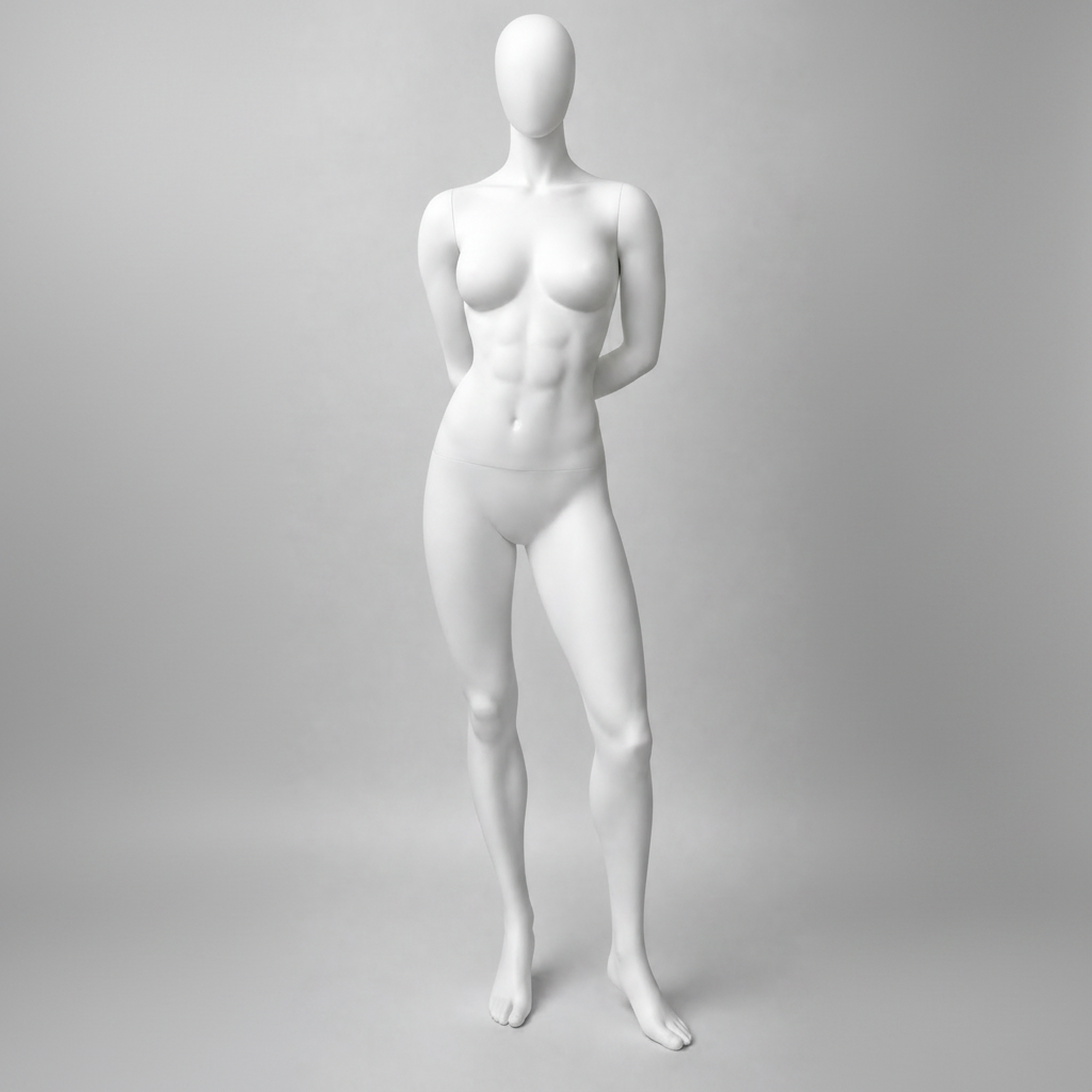Female Lifestyle Mannequin RAL 7046