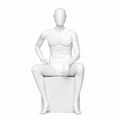 Seated Male Retail Display Figure