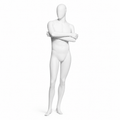 Male Mannequin Arms Crossed - Anthracite Grey (7016)