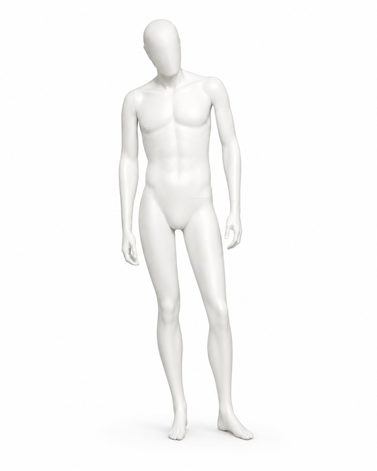 Male Leaning Retail Display Figure