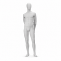 Male Full Body Mannequin - Arms Behind Back Pose / White
