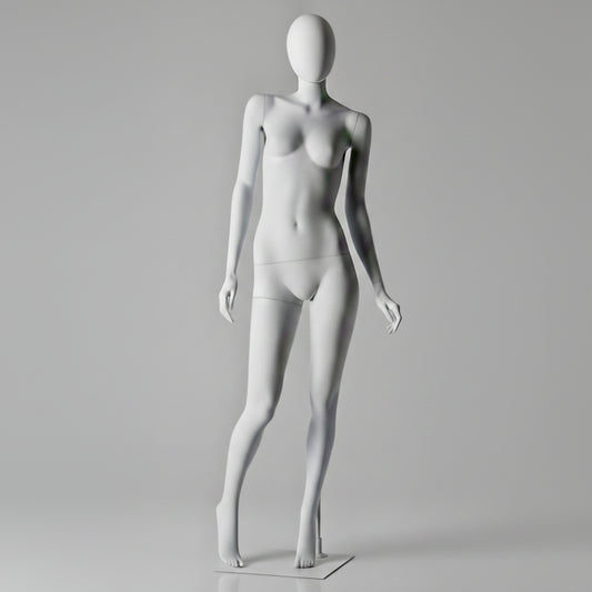 Female Right Knee Up Mannequin - Anthracite Grey (7016)