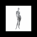 Female Full Body Mannequin - Left Arm Behind Back Pose / White (9003)