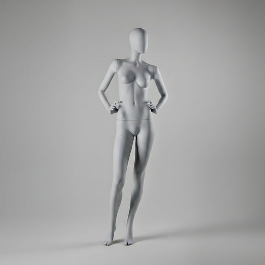 Female Mannequin Hands on Hips - Anthracite Grey (7016)