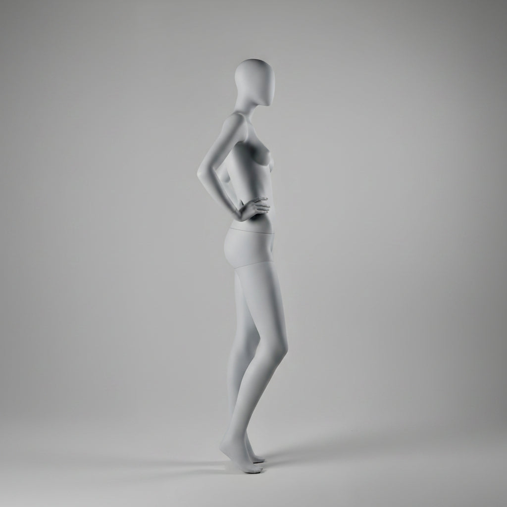 Female Mannequin Hands on Hips - Anthracite Grey (7016)