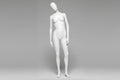 Female Head Tilted Mannequin - Anthracite Grey (7016)
