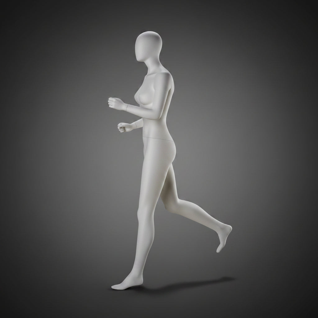 Female Running Stride Sports Mannequin