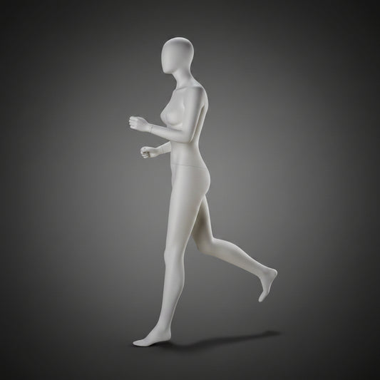 Female Running Stride Sports Mannequin