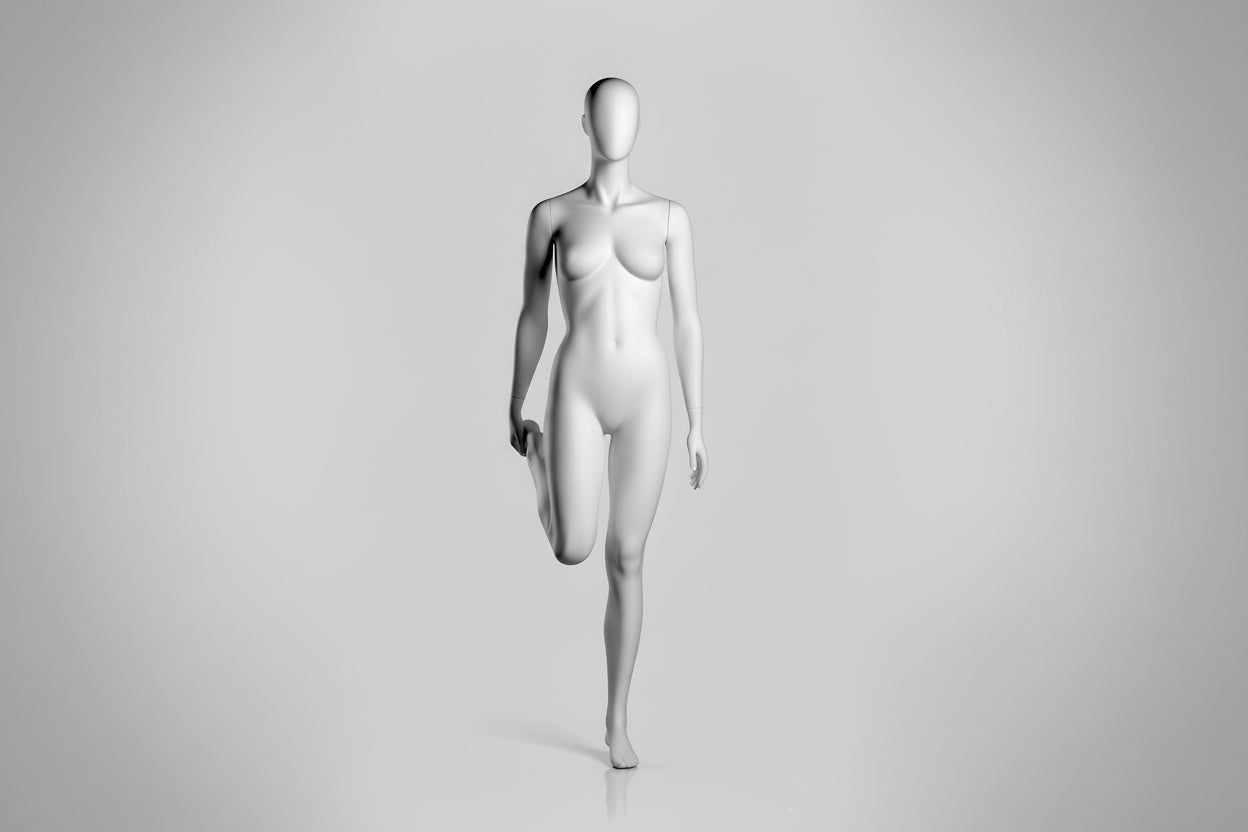 Female Stretch Mannequin - Light Grey (7046)