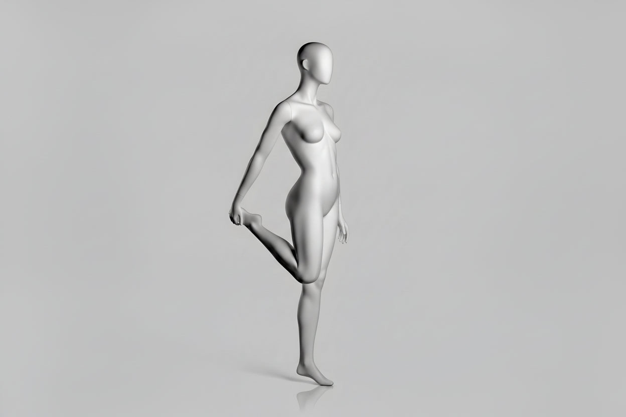 Female Stretch Mannequin - Light Grey (7046)