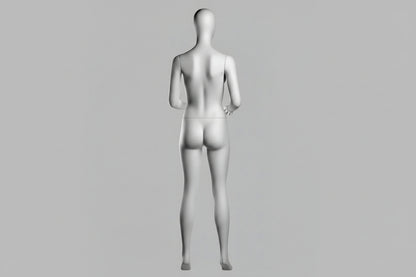 Female Tennis Player Mannequin - Light Grey (7046)