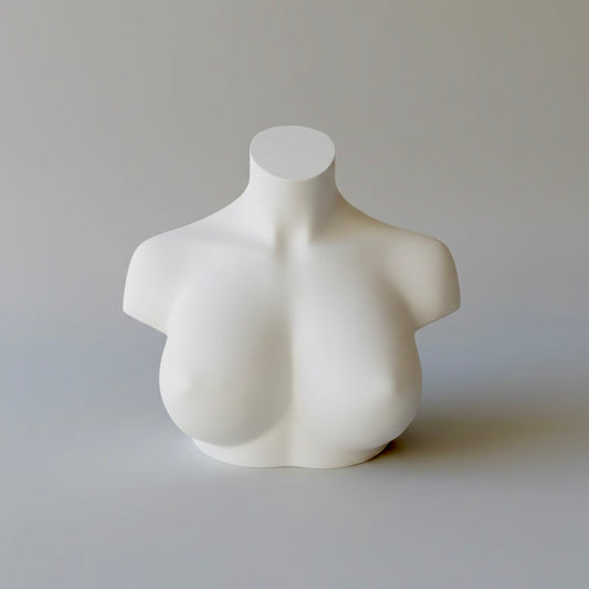 Fuller Female Bra Bust Mannequin - Light Grey (7046)