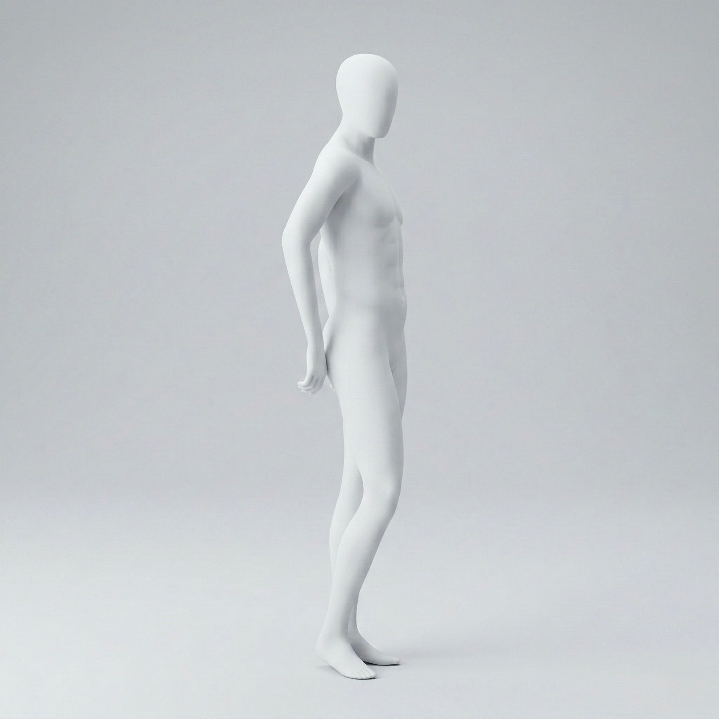 Male Mannequin Arms Behind Back - Anthracite Grey (7016)