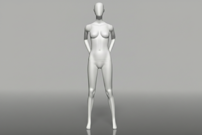 Female Retail Display Mannequin - Anthracite Grey (7016)