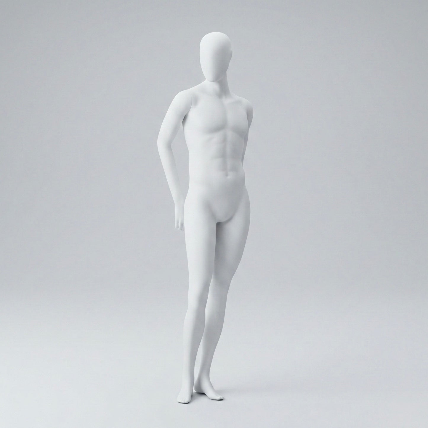 Male Mannequin Arms Behind Back - Anthracite Grey (7016)