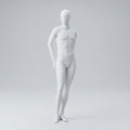 Male Mannequin Arms Behind Back - Anthracite Grey (7016)