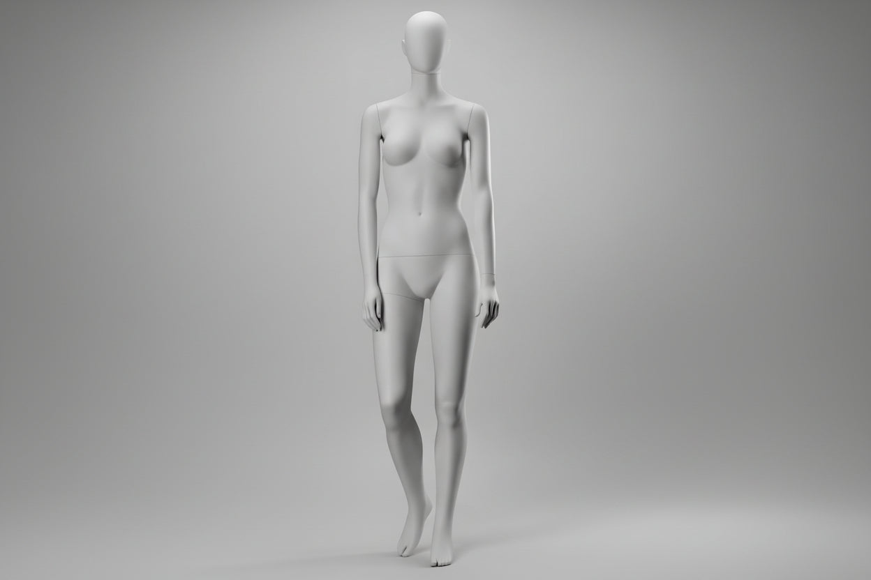 Female Walker Mannequin - Anthracite Grey (7016)