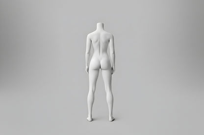 Headless Female Lifestyle Mannequin - Dark Grey (7043)