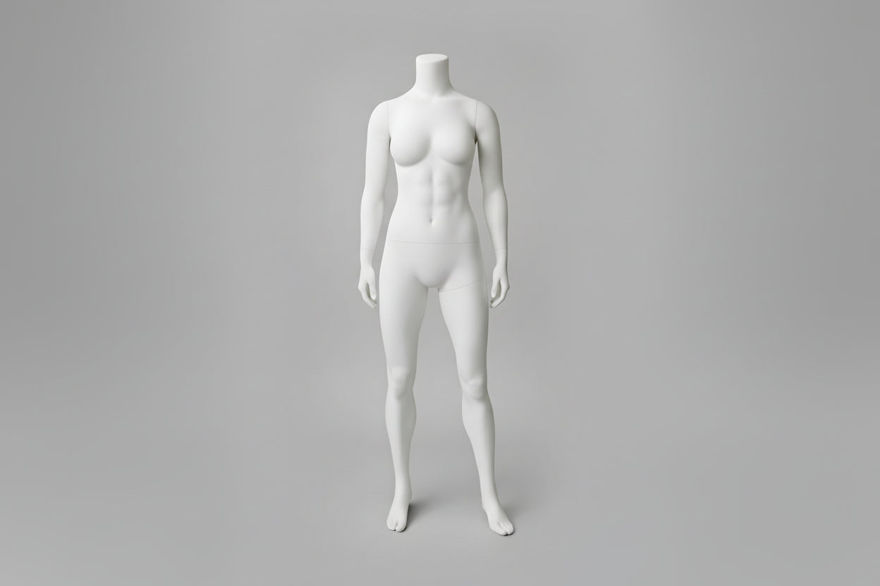 Headless Female Lifestyle Mannequin - Dark Grey (7043)