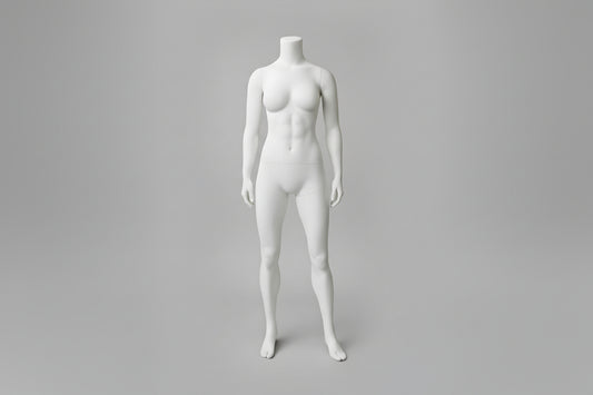 Headless Female Lifestyle Mannequin - Dark Grey (7043)