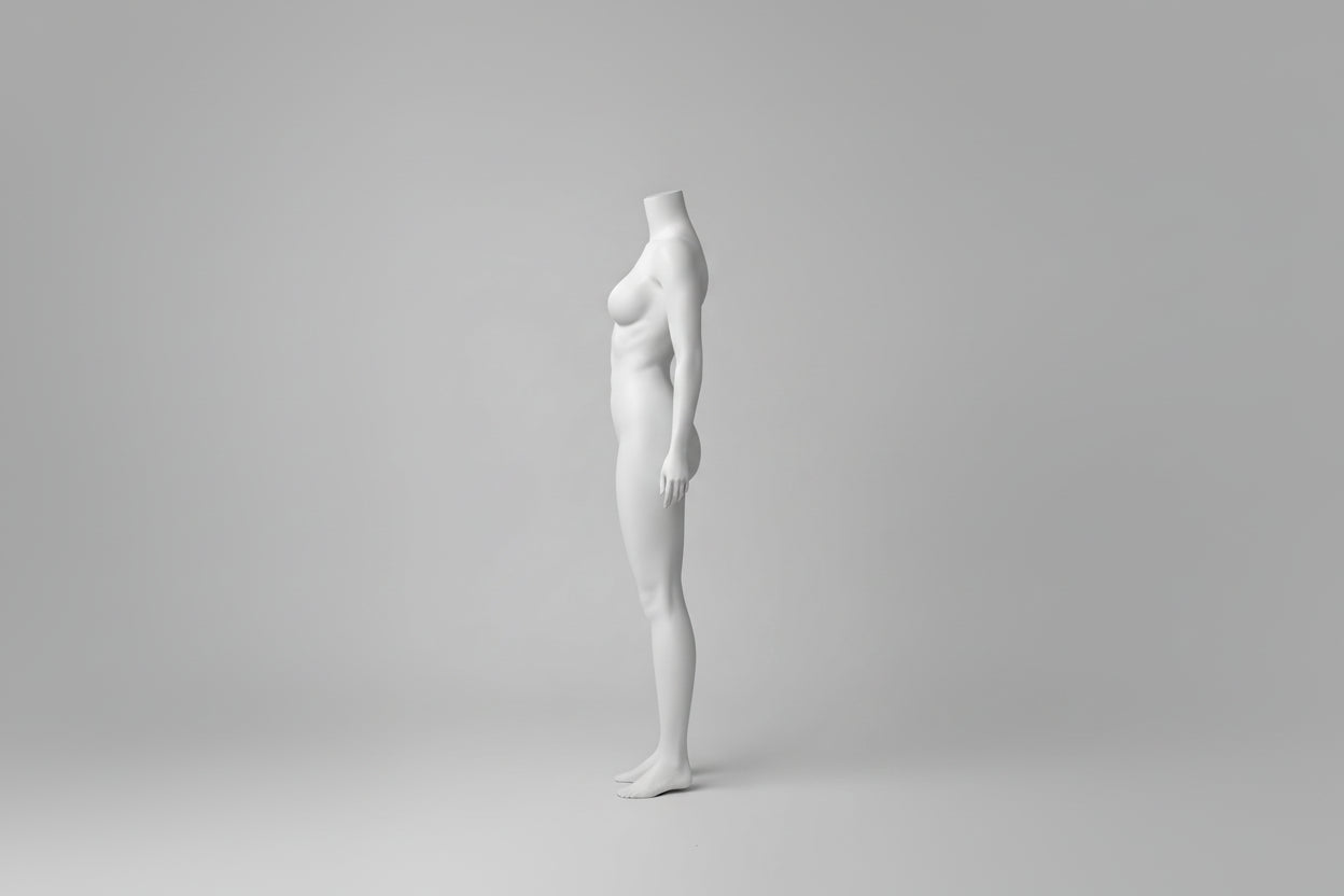 Headless Female Lifestyle Mannequin - Dark Grey (7043)