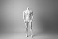 Headless Male Athletic Mannequin - Dark Grey (7043)