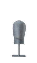 Male Head Mannequin - Light Grey (7046)