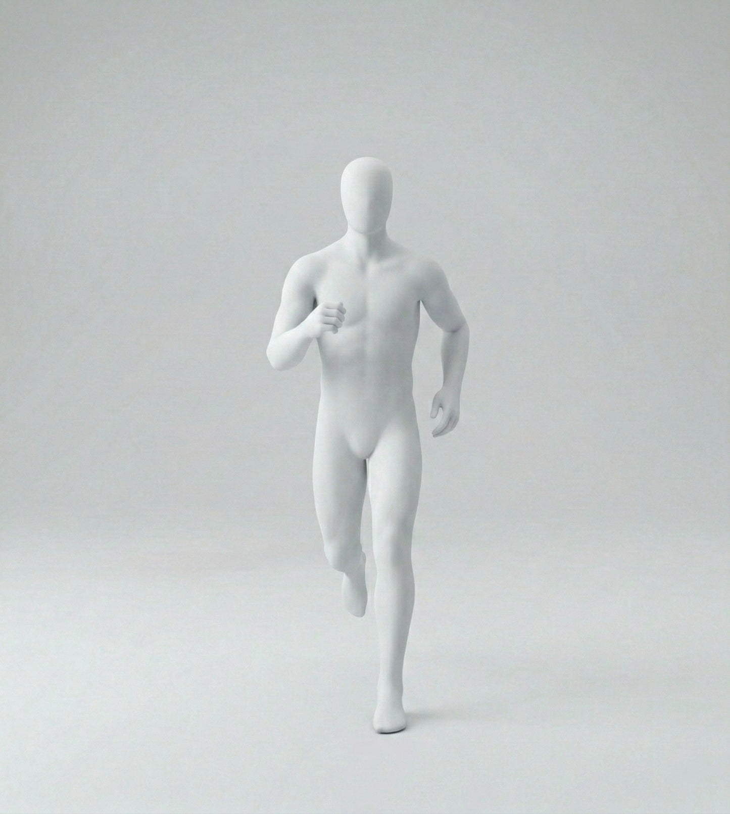 Male Runner Mannequin - Dark Grey (7043)