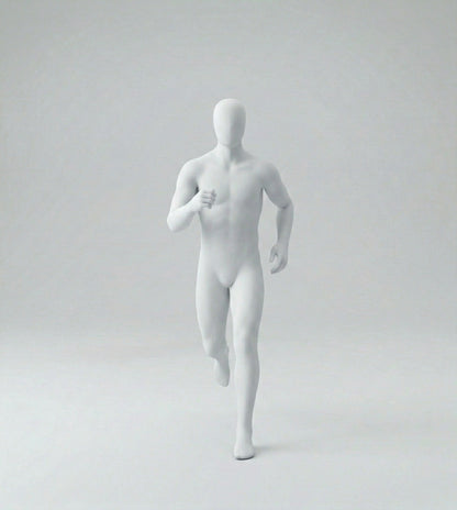 Male Runner Mannequin - Dark Grey (7043)