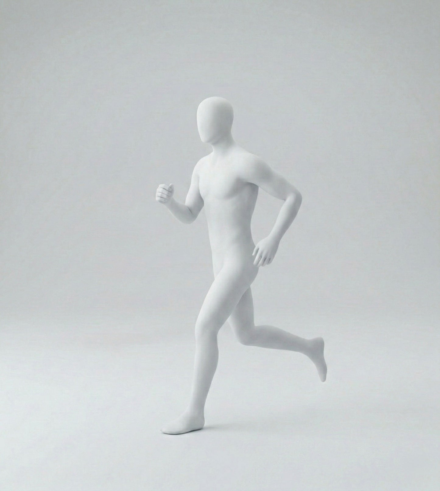 Male Runner Mannequin - Dark Grey (7043)