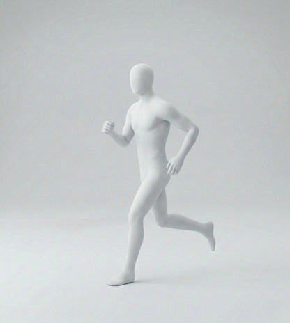 Male Runner Mannequin - Dark Grey (7043)