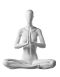 Female Floor Yoga Pose Mannequin - Light Grey (7046)