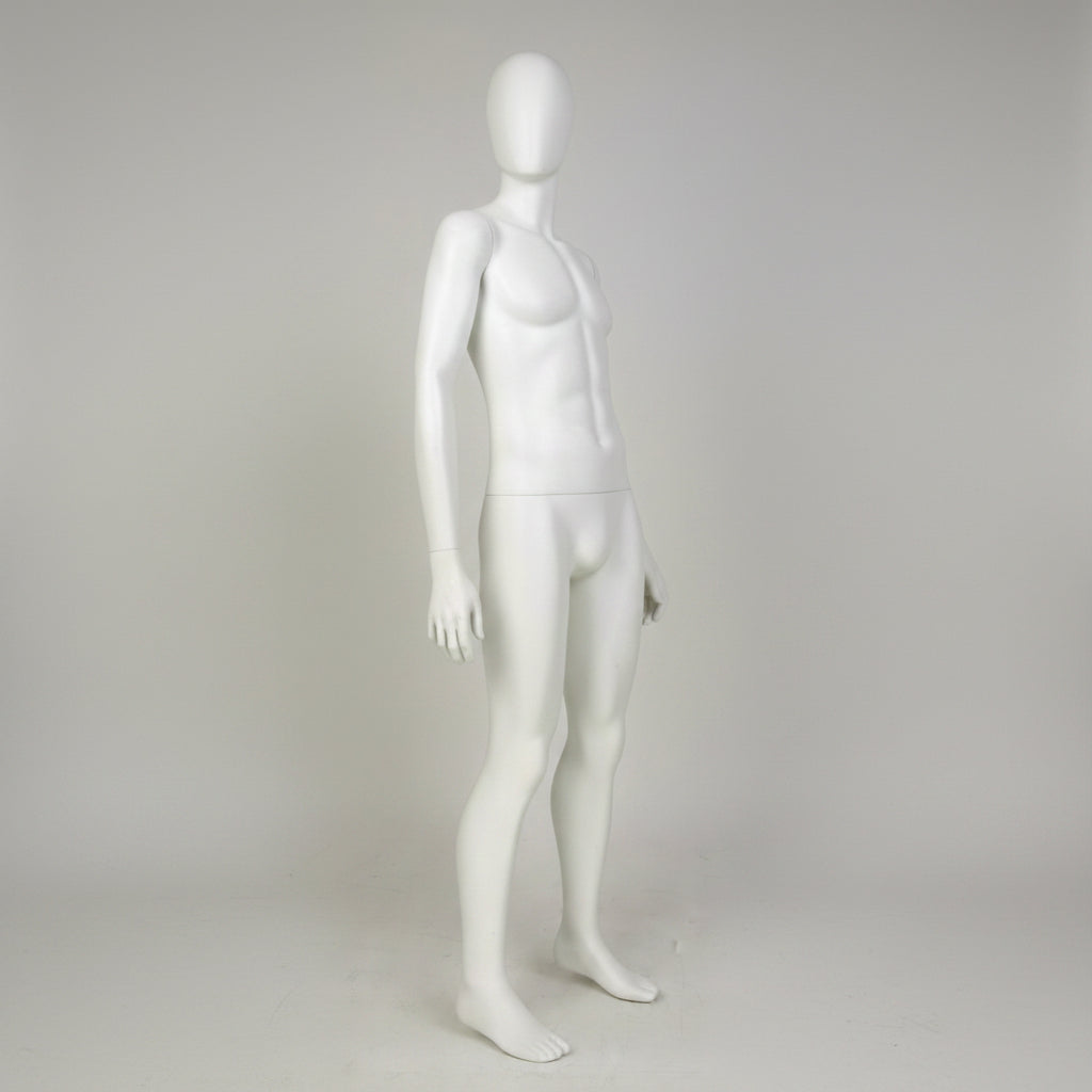 Male Mannequin Arms by Side - Anthracite Grey (7016)