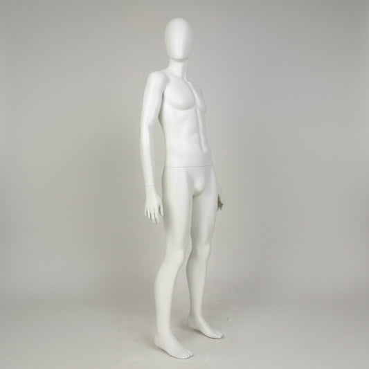 Male Mannequin Arms by Side - Anthracite Grey (7016)