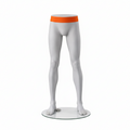 Male Display Legs - Orange Hip Accent & Dark Grey (RAL 7016)