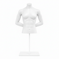 Headless Female Torso Mannequin - Hands on Hips (White)